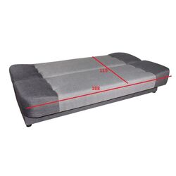 Диван Platan Jas 16/09 (Dark Gray/Dark Blue) Thumb