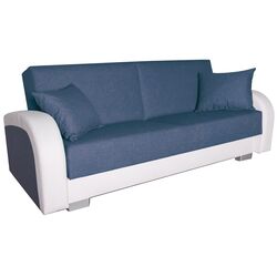 Canapea Platan Magda 80 (White/Navy) Thumb