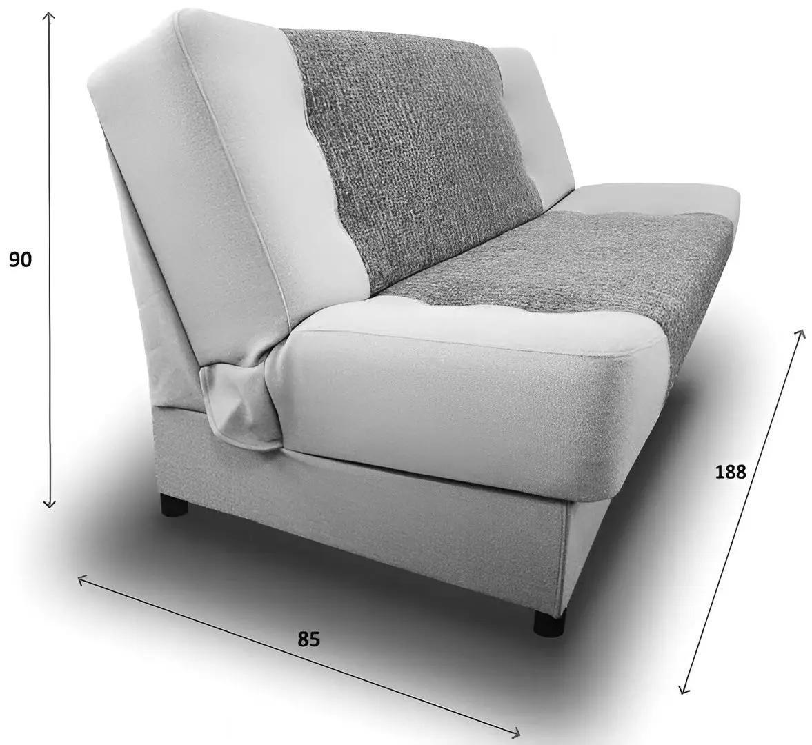 Диван Platan Maxim 02 (Light Gray/Gray-Brown) - 4