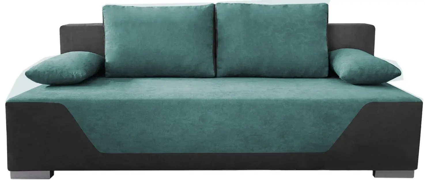 Диван Platan Mia 86 (Black/Dark Turquoise) - 2