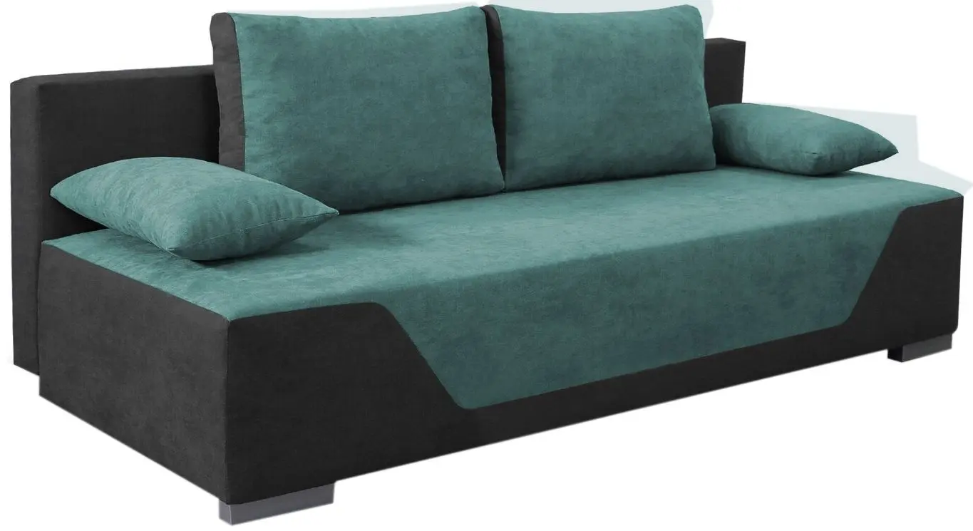 Диван Platan Mia 86 (Black/Dark Turquoise)