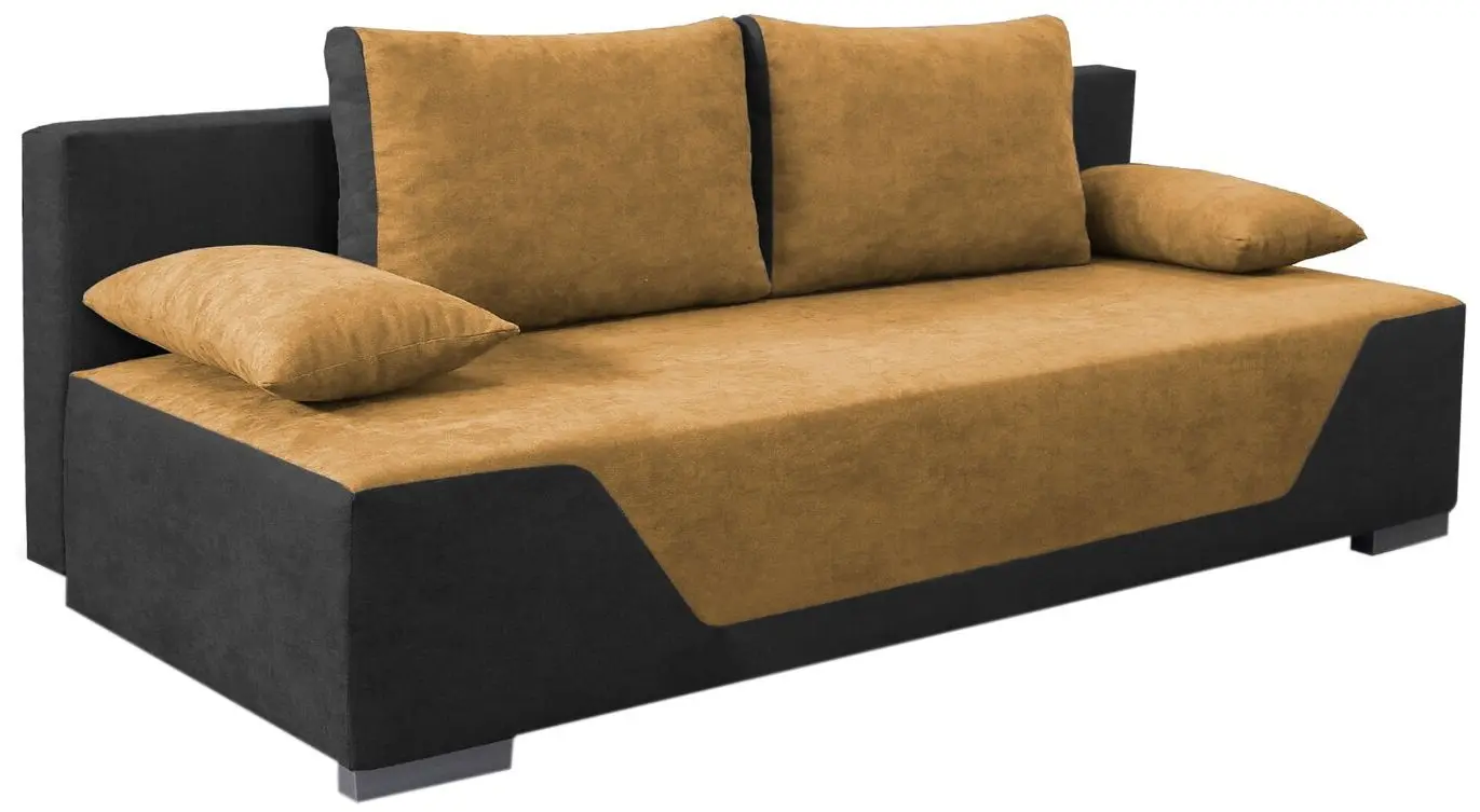 Canapea Platan Mia 40 (Black/Yellow)