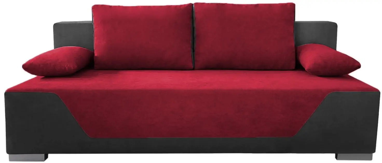 Диван Platan Mia 60 (Black/Red) - 2