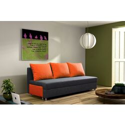 Canapea Platan Pola Kolor 17 (Orange/Gray Dark) Thumb