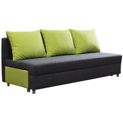 Диван Platan Pola Kolor 22 (Green Light/Gray Dark)