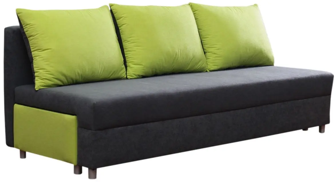 Canapea Platan Pola Kolor 22 (Green Light/Gray Dark)