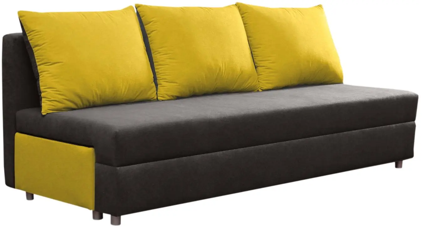 Canapea Platan Pola Kolor 23 (Yellow/Gray Dark)