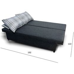 Диван Platan Wiki Inari 100 (Black/Gray Light) Thumb