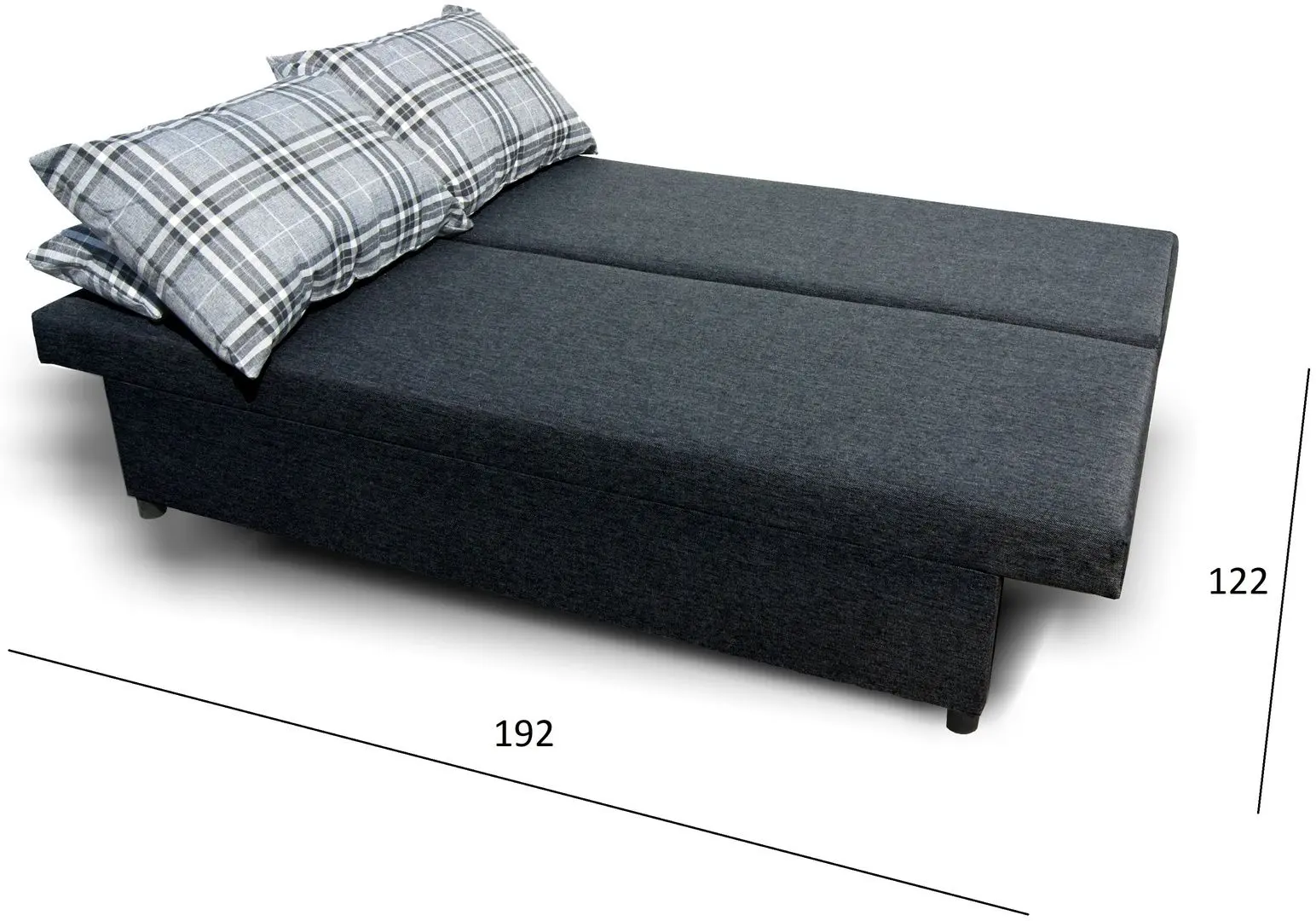 Диван Platan Wiki Inari 100 (Black/Gray Light) - 4