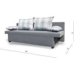 Диван Platan Wiki Inari 100 (Black/Gray Light) Thumb