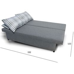 Диван Platan Wiki Inari 96 (Gray Dark/Gray Light) Thumb