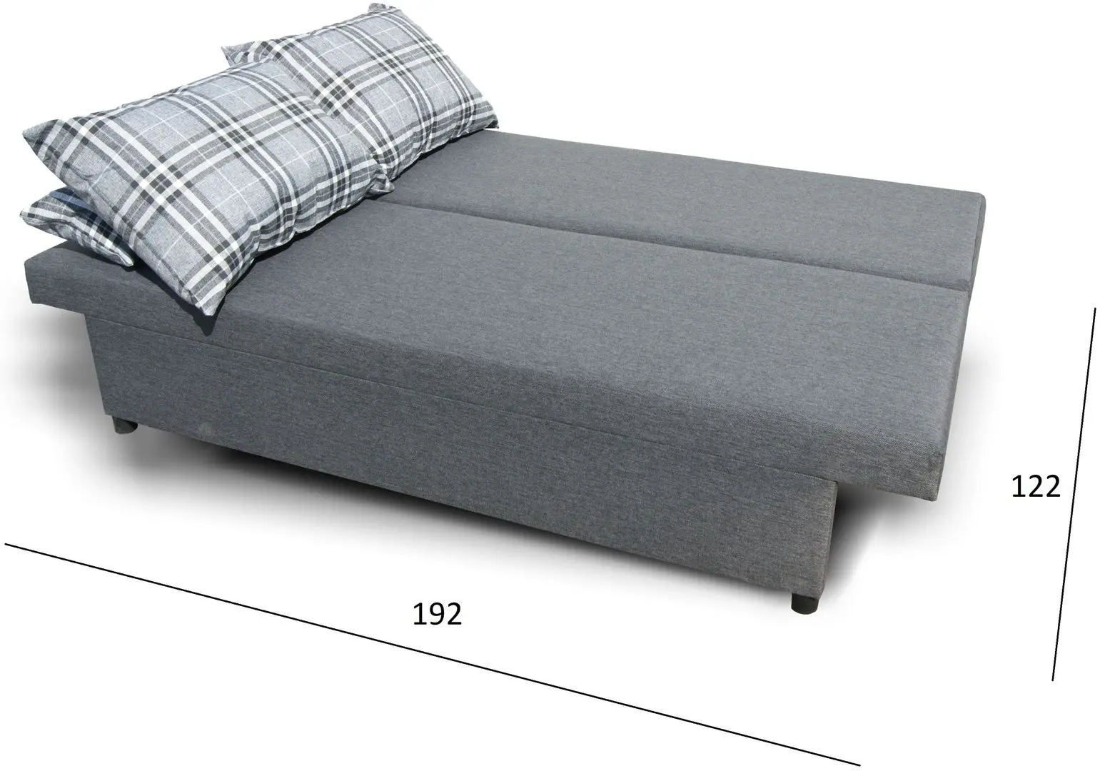 Диван Platan Wiki Inari 96 (Gray Dark/Gray Light) - 3