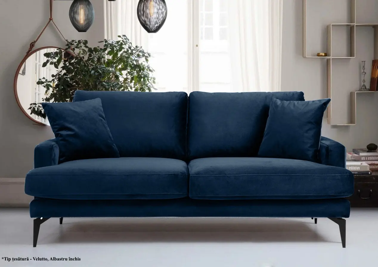 Canapea Prestige Azzuro 2L Mystery/Velutto