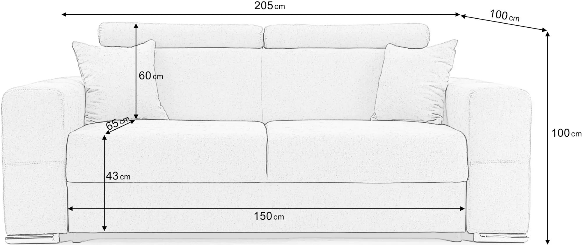 Canapea Prestige Bellagio 2L Enjoy