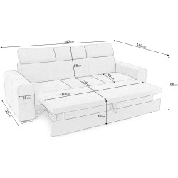 Canapea Prestige Bellagio 3L Enjoy Thumb