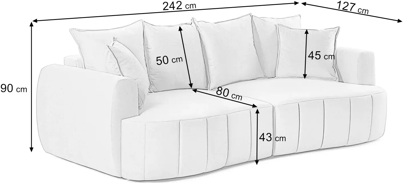 Canapea Prestige Samba Vogue