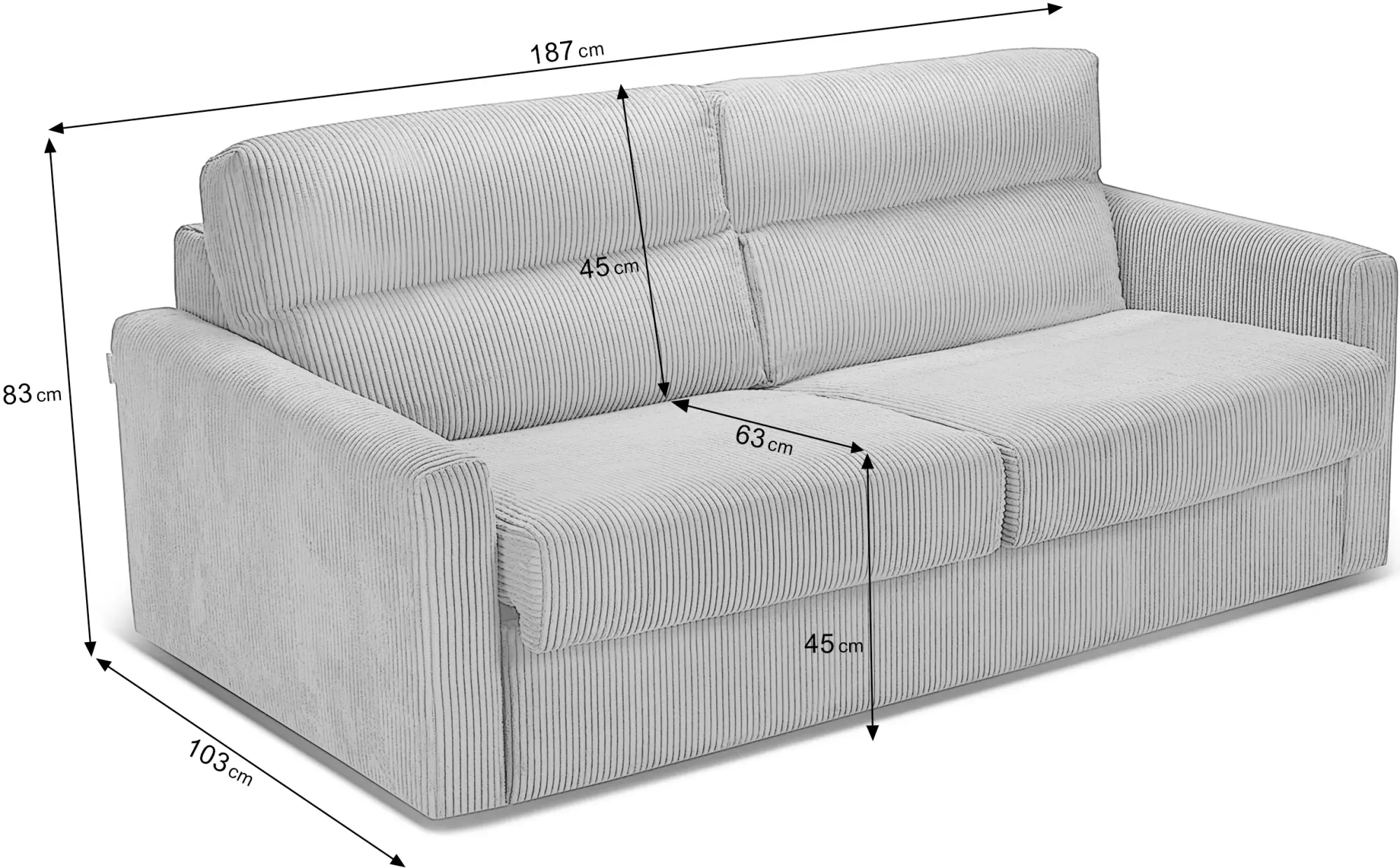 Canapea Prestige Soho Zoom