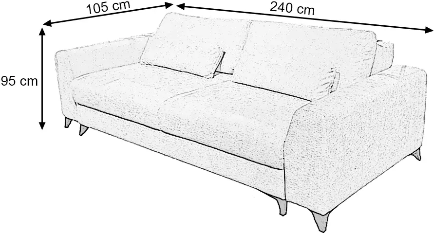 Canapea Prestige Tivoli 3L Mystery