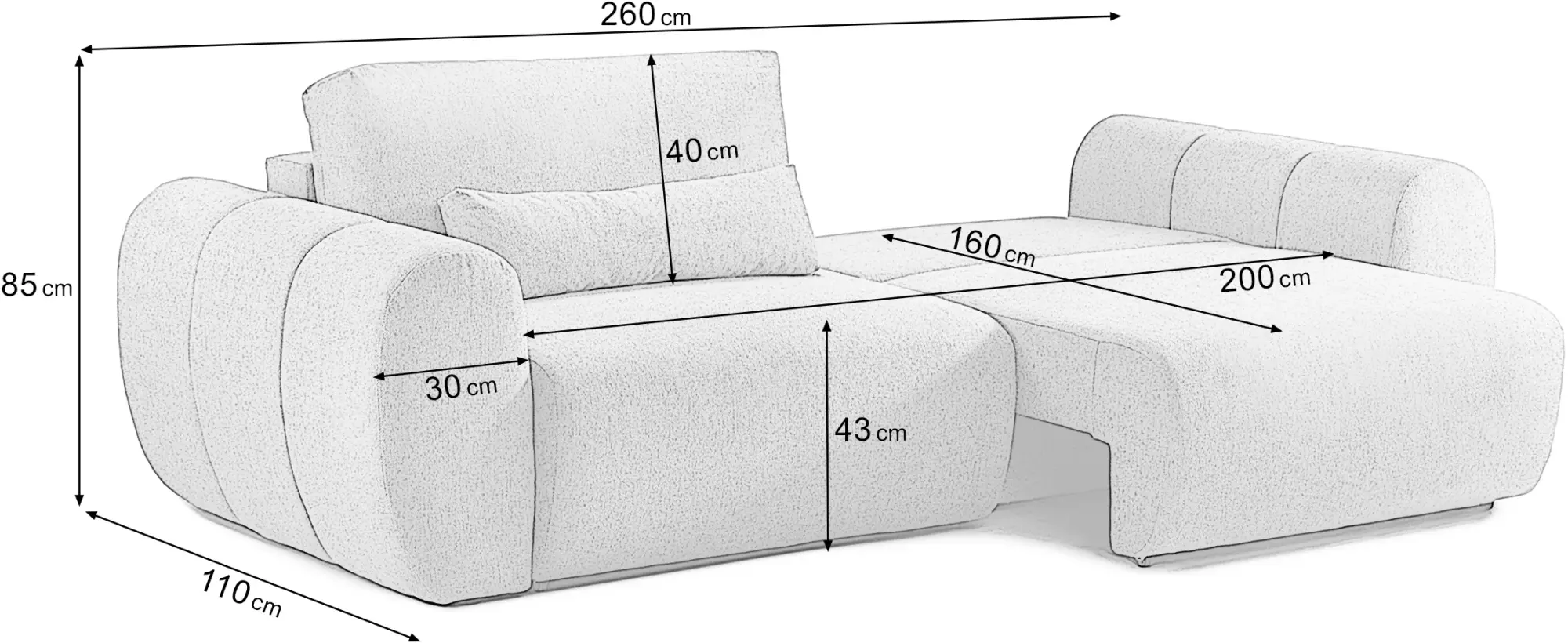 Canapea Prestige Versa 3L Loft