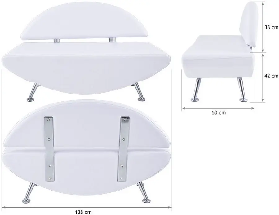 Диван Quirumed 360-DP6710 (White) - 2