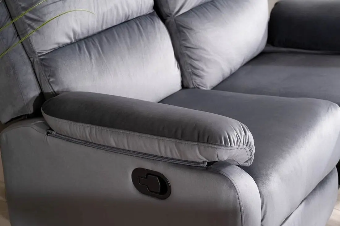 Canapea-recliner Signal Spencer 2 Velvet (Gray)