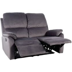 Canapea-recliner Signal Spencer 2 Velvet (Gray)