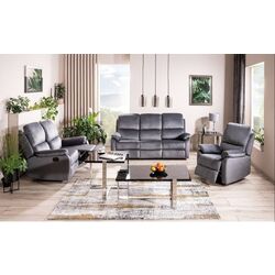 Canapea-recliner Signal Spencer 2 Velvet (Gray) Thumb