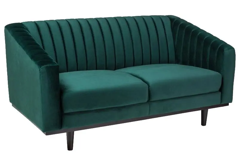 Canapea Signal Asprey 2 Velvet (Green/Wenge)