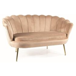 Canapea Signal Camellia 2 Bluvel 28 (Beige/Gold) Thumb