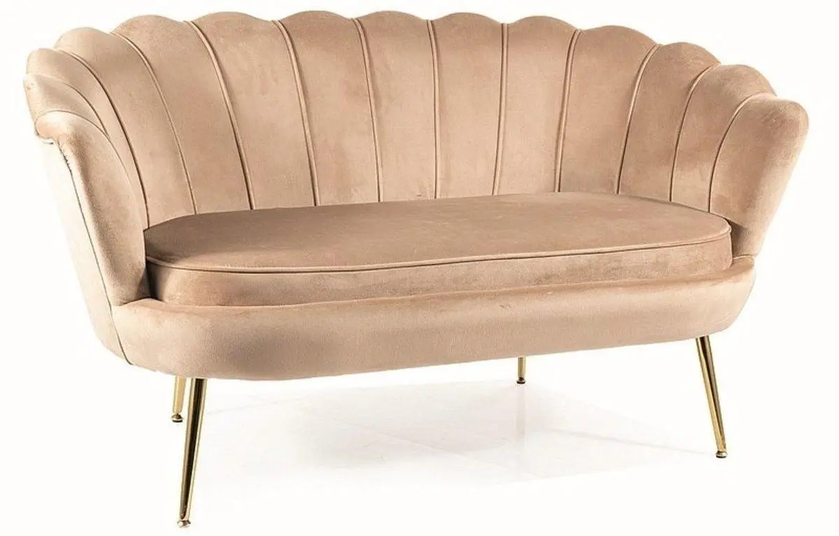 Canapea Signal Camellia 2 Bluvel 28 (Beige/Gold)