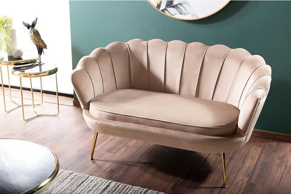 Canapea Signal Camellia 2 Bluvel 28 (Beige/Gold)