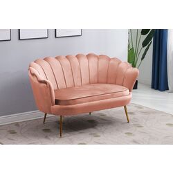 Диван Signal Camellia 2 Bluvel 52 (Antique Rose/Gold)