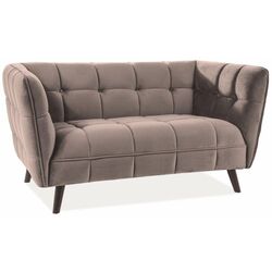 Canapea Signal Castello 2 Bluvel 28 (Beige/Wenge) Thumb