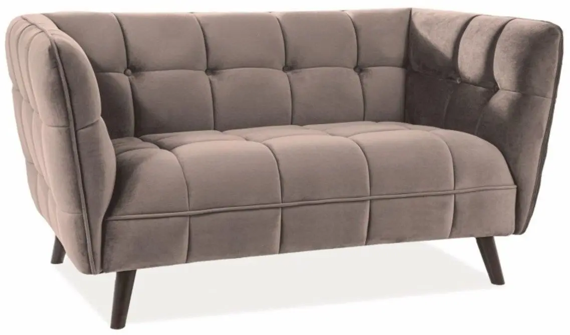 Canapea Signal Castello 2 Bluvel 28 (Beige/Wenge)