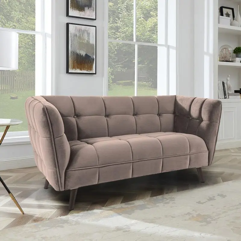 Canapea Signal Castello 2 Bluvel 28 (Beige/Wenge)