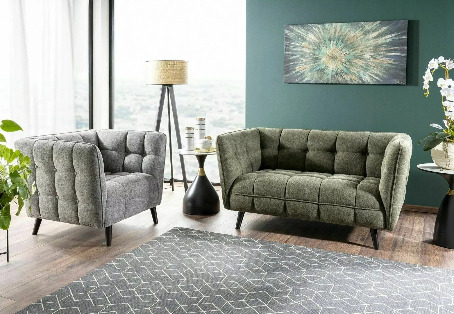 Canapea Signal Castello 2 Brego 77 (Olive/Wenge) - 4