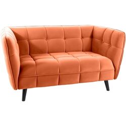 Canapea Signal Castello 2 Velvet (Cinnamon/Wenge)