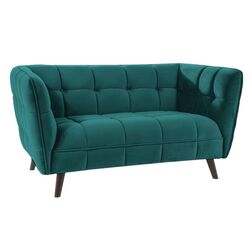Диван Signal Castello 2 Velvet (Turkus/Wenge)
