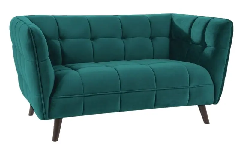 Диван Signal Castello 2 Velvet (Turkus/Wenge)