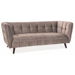 Canapea Signal Castello 3 Bluvel 28 (Beige/Wenge) Thumb