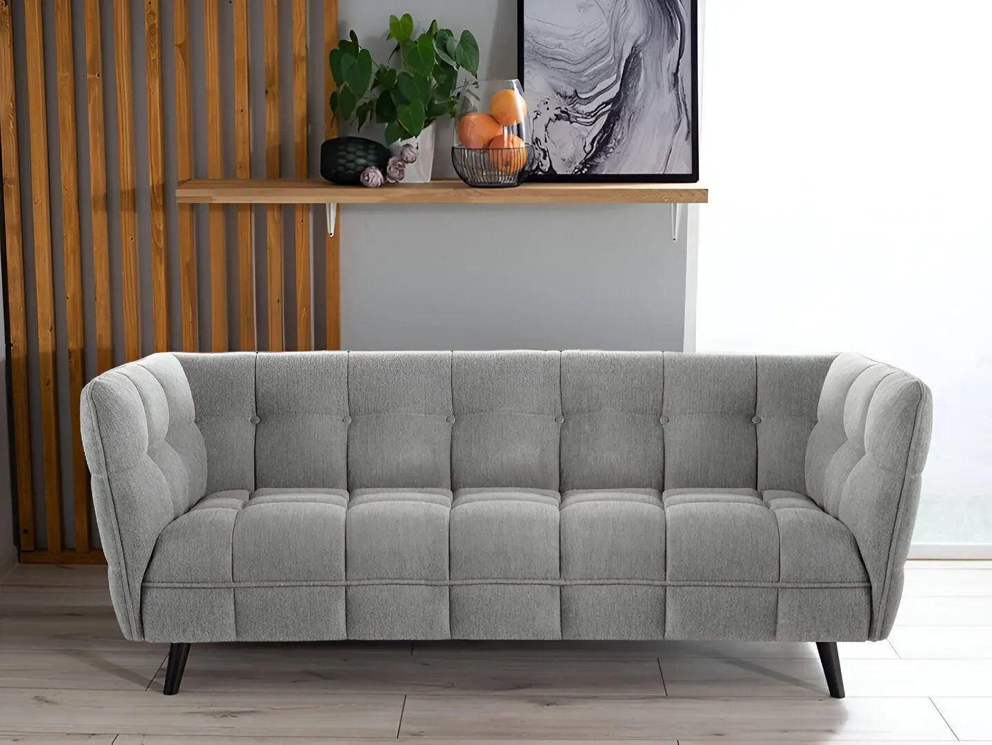 Диван Signal Castello 3 Brego 10 (Light Grey/Wenge)