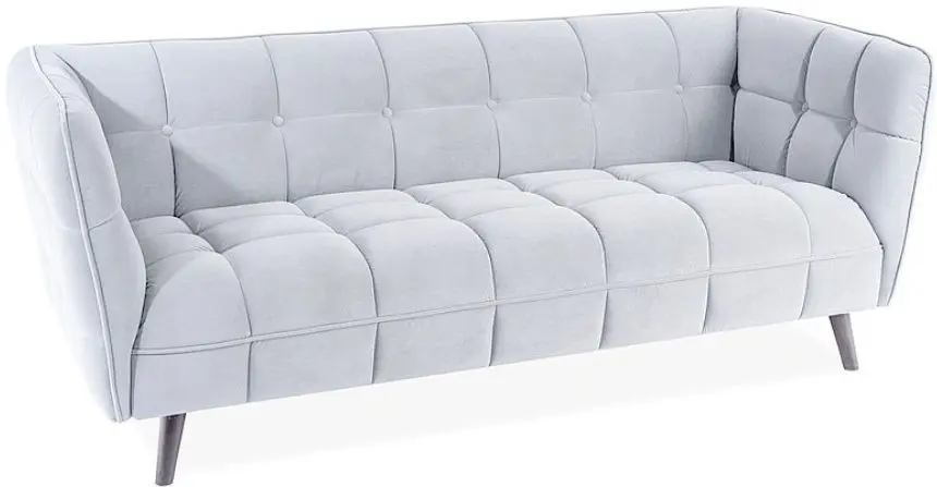 Диван Signal Castello 3 Velvet (Gray Light/Wenge)