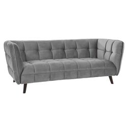 Диван Signal Castello 3 Velvet (Gray/Wenge)