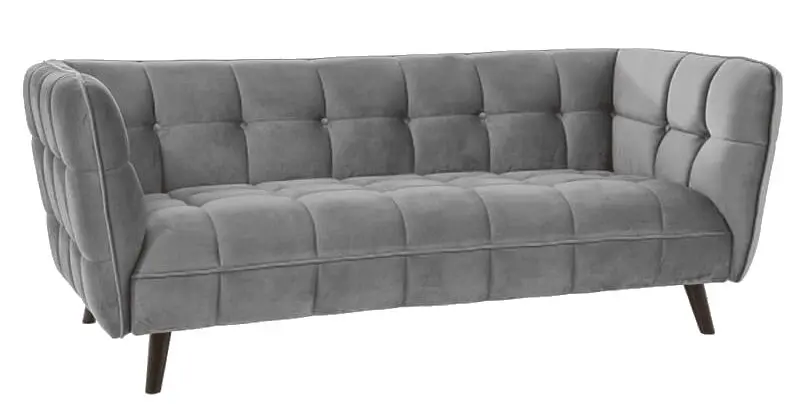 Диван Signal Castello 3 Velvet (Gray/Wenge)