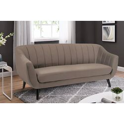 Диван Signal Elite 3 Velvel Bluvel 40 (Dark Beige/Wenge)