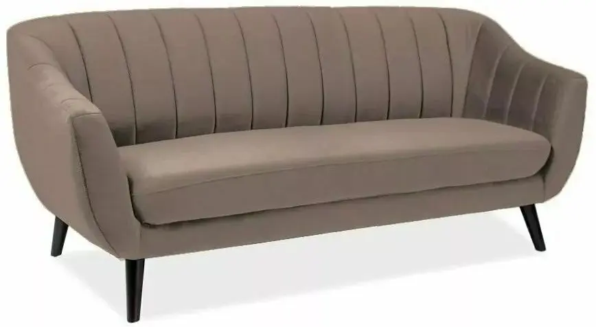 Диван Signal Elite 3 Velvel Bluvel 40 (Dark Beige/Wenge) - 2