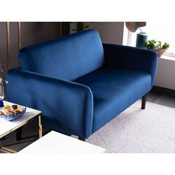 Canapea Signal Elsa Velvet (Blue/Wenge) Thumb