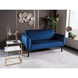 Canapea Signal Elsa Velvet (Blue/Wenge) Thumb