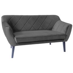 Диван Signal Karo 2 Velvet (Black/Wenge)