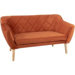 Canapea Signal Karo 2 Velvet (Cinnamon/Beech)